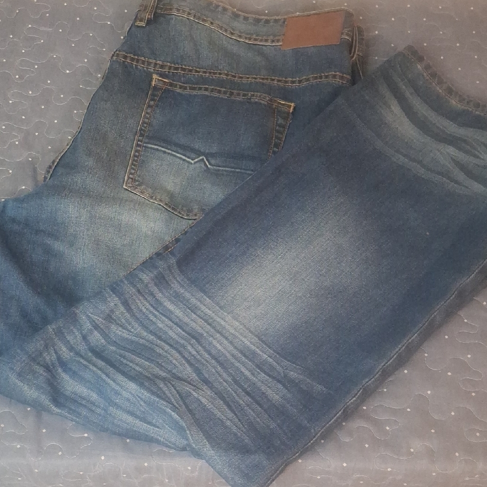 Buffalo Driven Basics Straight Men's Blue Denim Jeans size 44